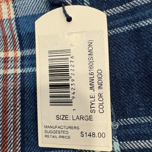 BRAND NEW Men's Johnnie O Hangin' Out Button Up Long Sleeve Shirt - Picture 4 of 6